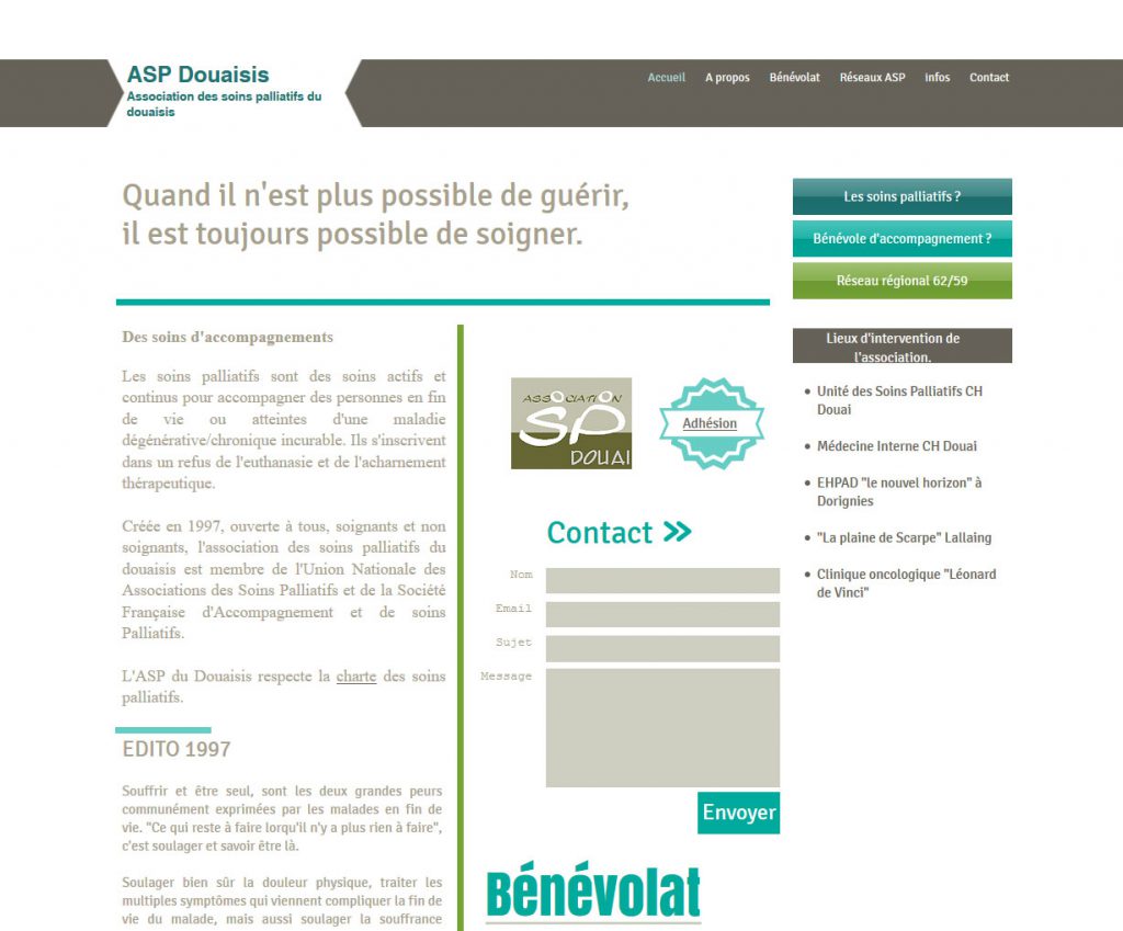 ASP Douaisis Association des soins palliatifs du douaisis